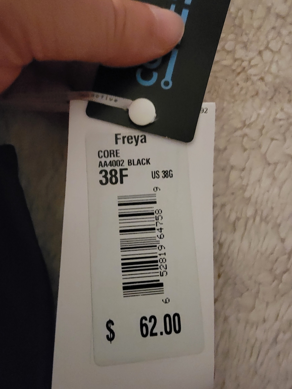 Freya Active Coolmax Black Full Coverage Support Sports Bra BNWT Size 38G US! - Picture 8 of 10